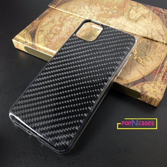 Carbon fiber design print iPhone Cases- IPHONE 13 MINI, IPHONE 13 PRO, IPHONE 12 - Picture 4 of 15